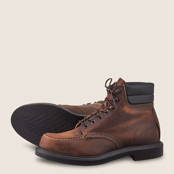 Red Wing Heritage Boots Classic Supersole - 6-Inchr Rough & Tough Læder - Mørke Brune - Herre 4538-W